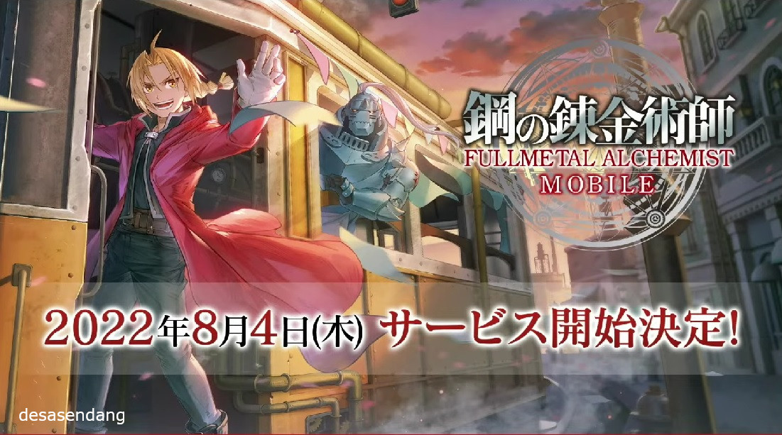 Game Mobile Fullmetal Alchemist Akan Rilis Pada Agustus 2022 Di Jepang!